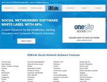 Tablet Screenshot of onesite.com