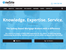 Tablet Screenshot of onesite.com.au
